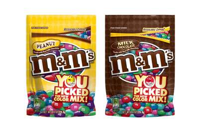 Solved M&M candies have 6 different color coatings in a