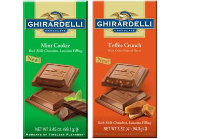 Ghiradelli Filed Bars Mint Cookie Toffee Crunch