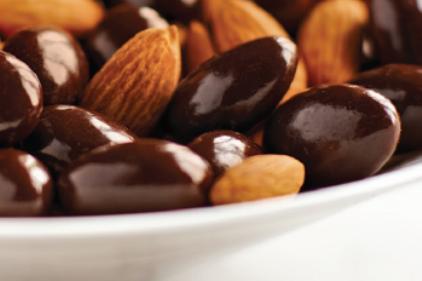 chocolate covered almonds