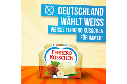 Ferrero pulls “Yes White Can” Küsschen ad, 2013-09-04