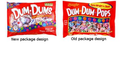 dum dums package design