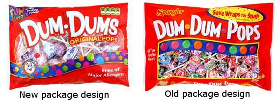 dum dums package design