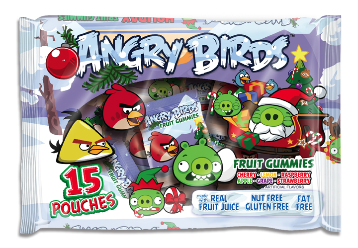 angry birds christmas gummies