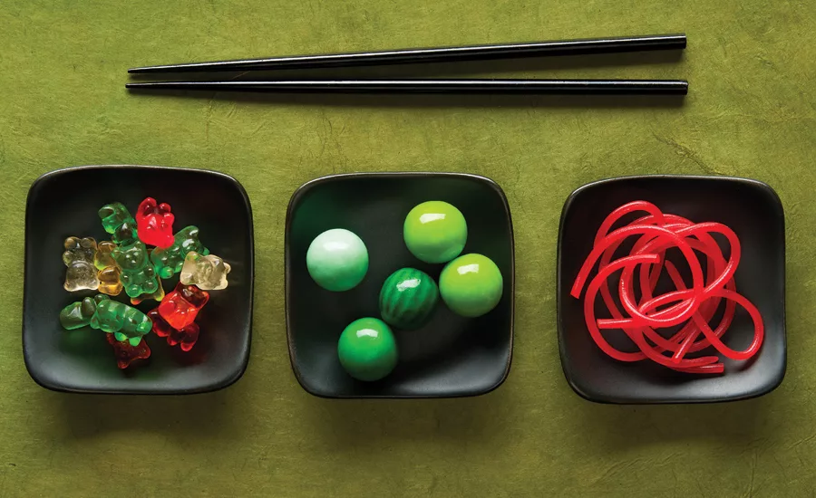 Asian snacks and candy