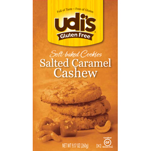 Udi's Gluten Free Salted Caramel Cashew Soft-Baked Cookies