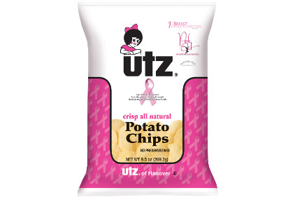 Utz Quality Foods Limited-Edition Pink Chip Bag