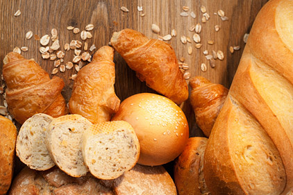 Assorted breads and rolls
