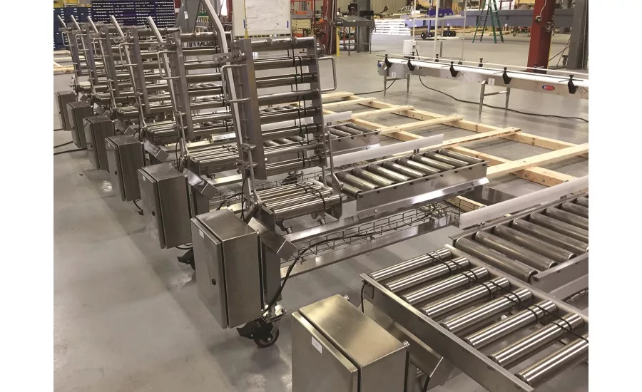 Multi-Conveyor MDR (motor driven roller) conveyor