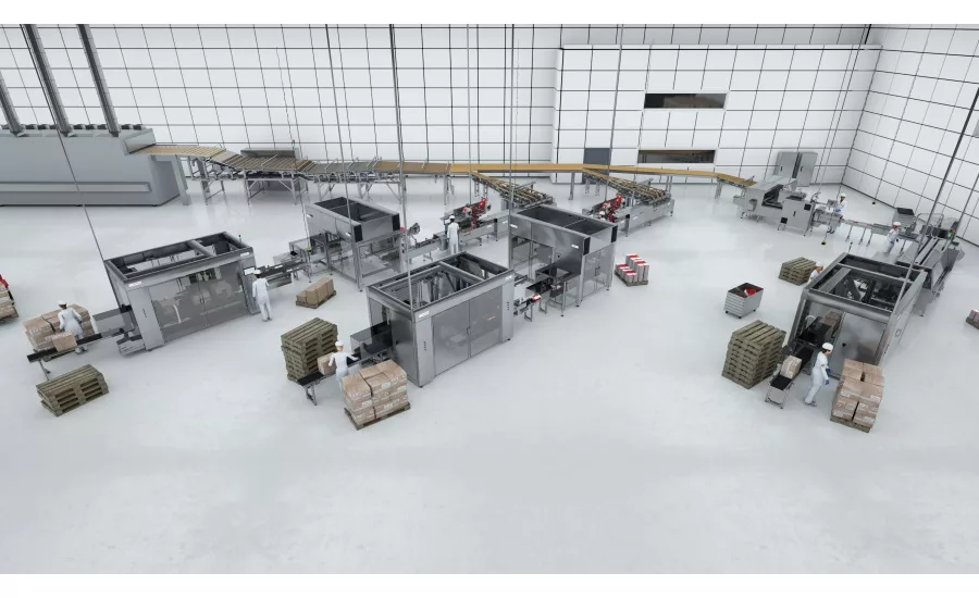 Bosch cookie and cracker packaging systems, interpack 2017