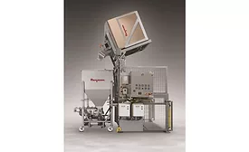 Flexicon sanitary high lift box dumper