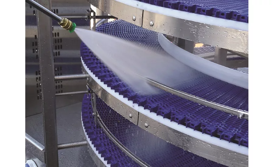Nercon washdown spiral conveyor