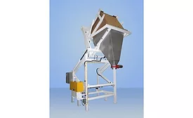 Material Transfer lift & seal container discharger