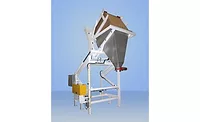 Material Transfer lift & seal container discharger Material Transfer lift & seal container discharger