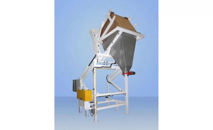 Material Transfer lift & seal container discharger