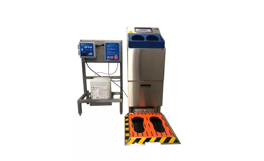 Meritech Sole Clean Dry Step sanitation