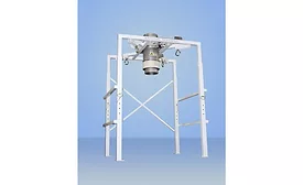 Material Transfer  BULK BAG FILLER WITH FDA WHITE FINISH AND FOOD GRADE CONTACT SURFACES