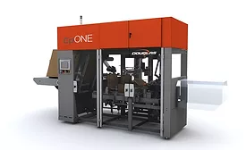 Douglas Machine CpONE intermittent motion case packer