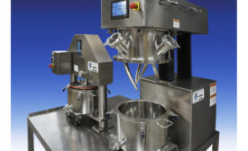 ROSS Double Planetary Mixing & Discharging in Sanitary Turnkey System