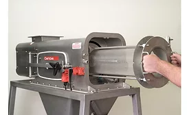 Line of stainless steel sifters separates materials in sanitary, corrosive environments, Gericke