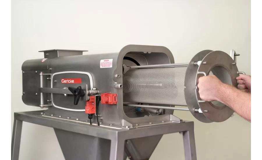 Line of stainless steel sifters separates materials in sanitary, corrosive environments, Gericke