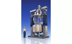  ROSS Triple Shaft Mixer with Powder Induction Manifold 