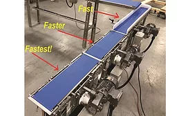 Confectionary Conveyor "Pulls a Gap" by Multi-Conveyor
