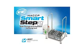 Best Sanitizers, Inc. Announces New HACCP SmartStep2 Walk-Through Dual Footwear Sanitizing Unit. 