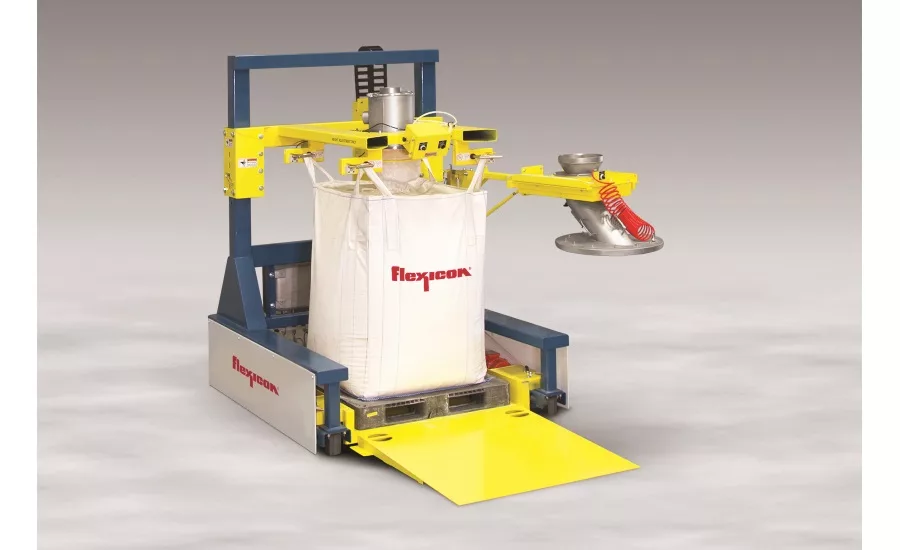 Flexicon low-profile, combination bulk bag/drum filler