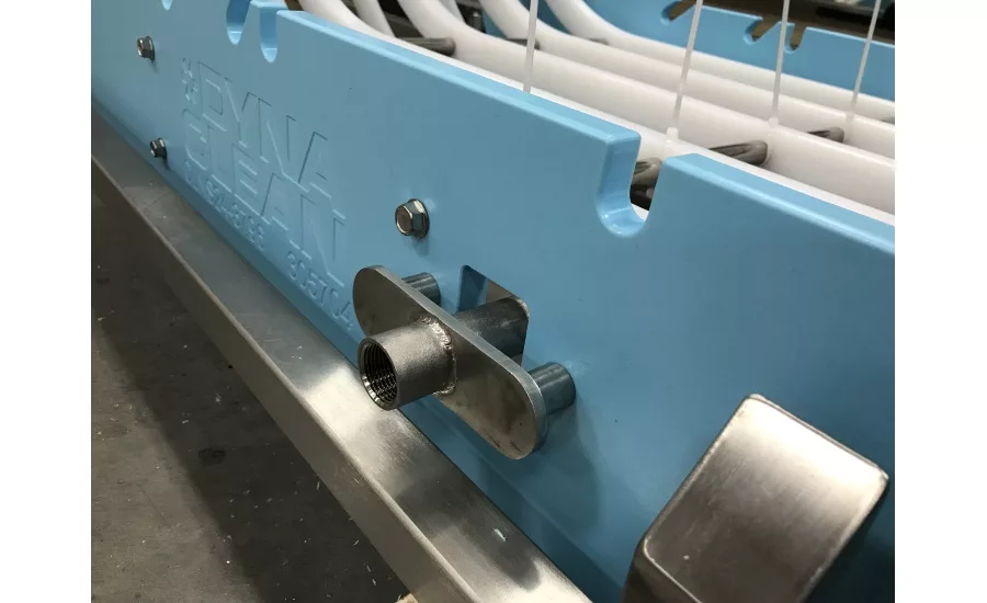 New Option for DynaClean Conveyors clean-in-place