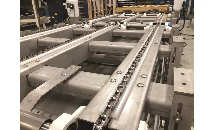 Unique Pallet Unloading Conveyor by Multi-Conveyor