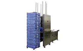 Apex Motion Control automated tray stacking system