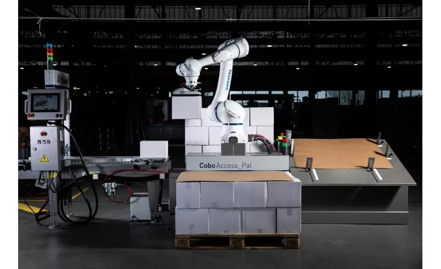 Increased payload and wider reach: Sidels M version of CoboAccess Pal answers growing cobotic palletizing needs
