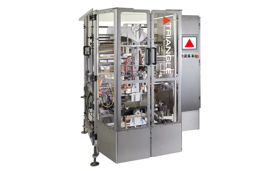 Triangle Delta vertical form fill seal bagger