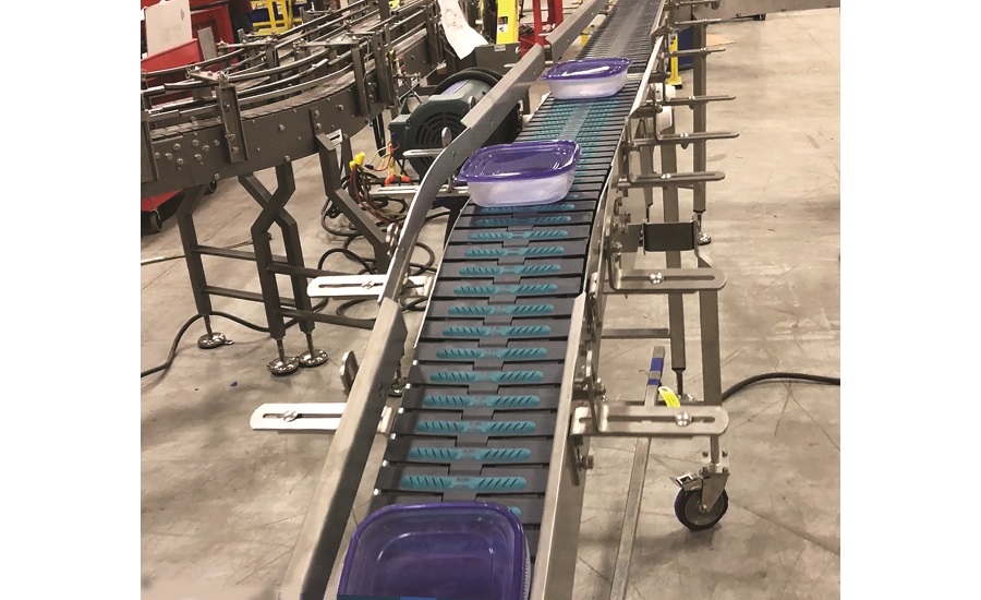 Multi-Conveyor stainless steel plastic chain conveyors