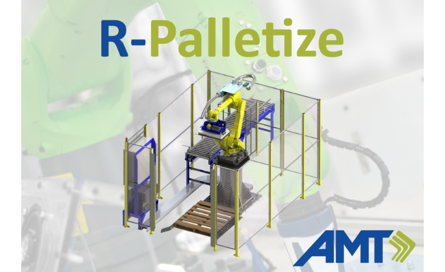 Applied Manufacturing Technologies releases R-Palletize, a configurable robotic palletizing station