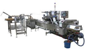 Campbell revolution flow wrapper and disk feeder