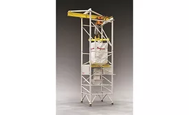 Flexicon bulk bag weigh batch unloader
