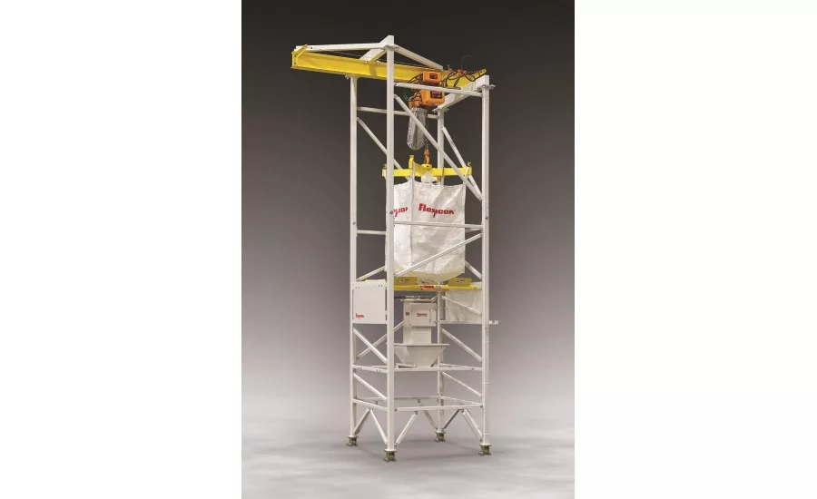 Flexicon bulk bag weigh batch unloader