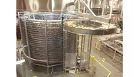 G&F Systems spiral conveyor, cage-less