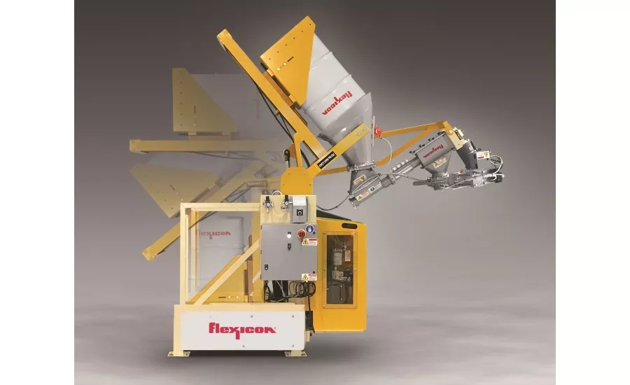 Flexicon drum dumper