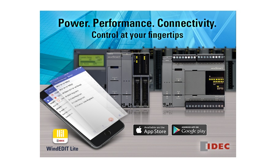 IDEC Releases iOS and Android Apps for PLC Access