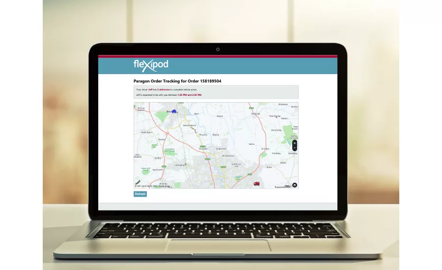Paragon Enhances fleXipod with Track My Driver Functionality to Improve Customer Delivery Communications