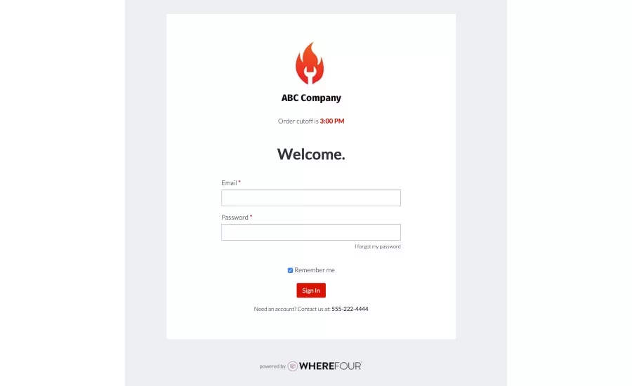 WHEREFOUR ERP ADDS CUSTOMIZABLE B2B CUSTOMER ORDERING PORTAL