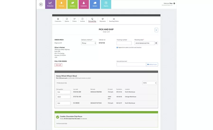 Wherefour ERP system