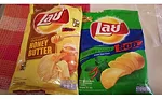 Lays Honey Butter and Sweet Basil chips