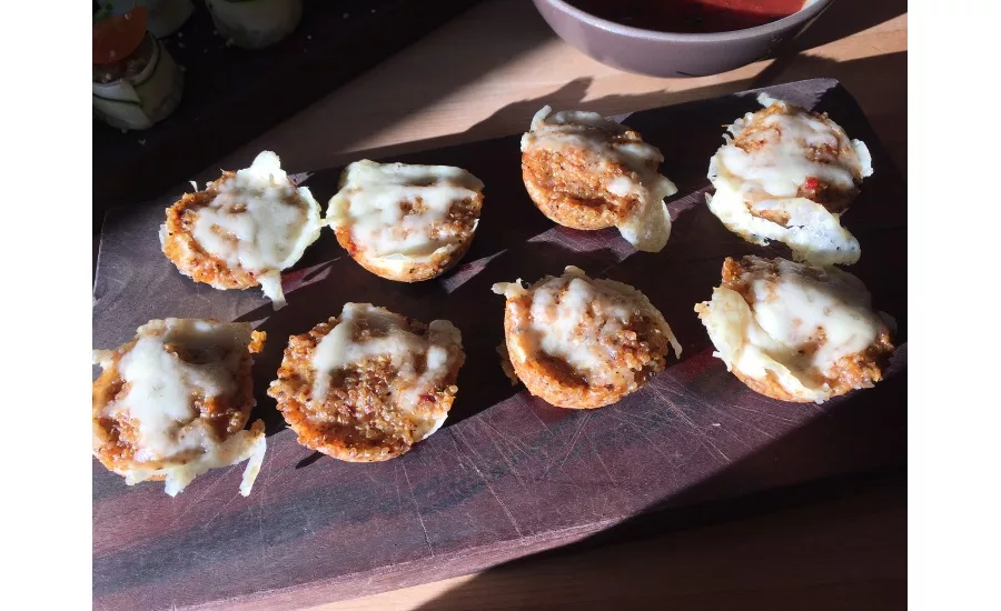 Quinoa pizzas in Saskatoon, Saskatchewan.