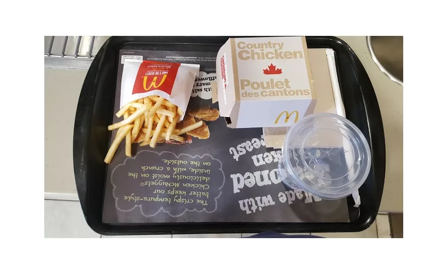 McDonalds Country Chicken sandwich