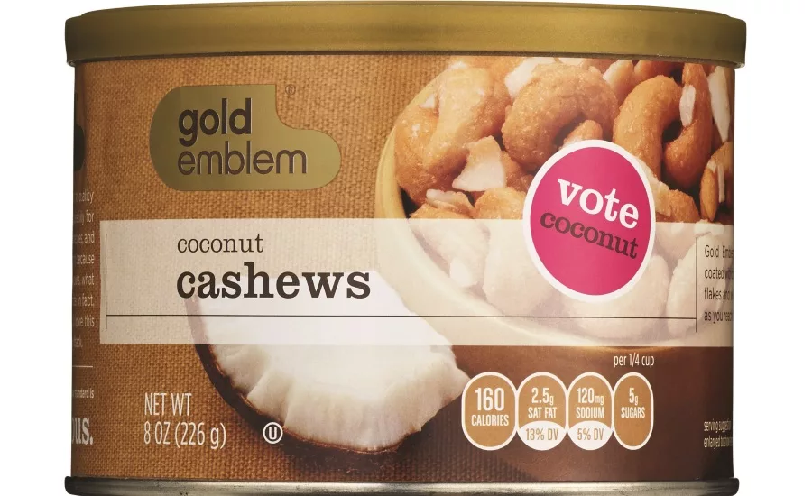 Gold Emblem coconut cashews