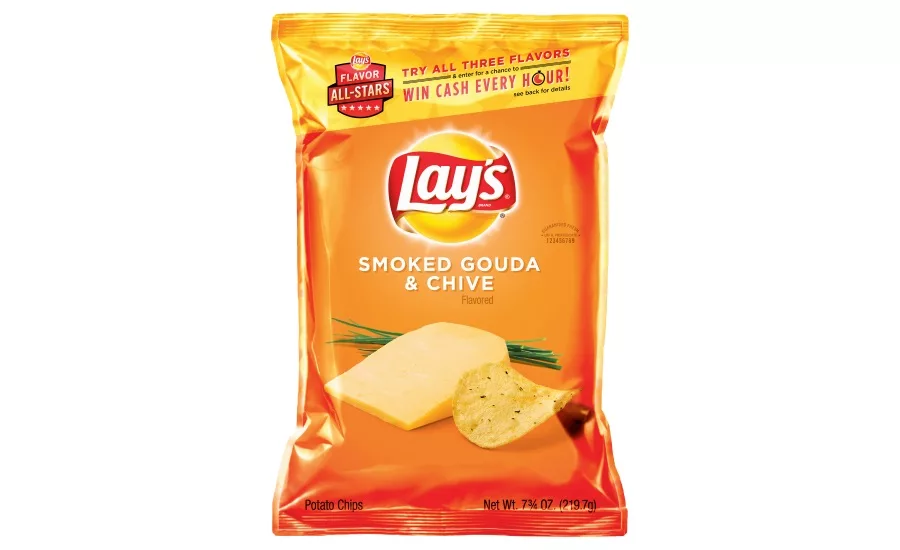 Lays gouda & chive chips