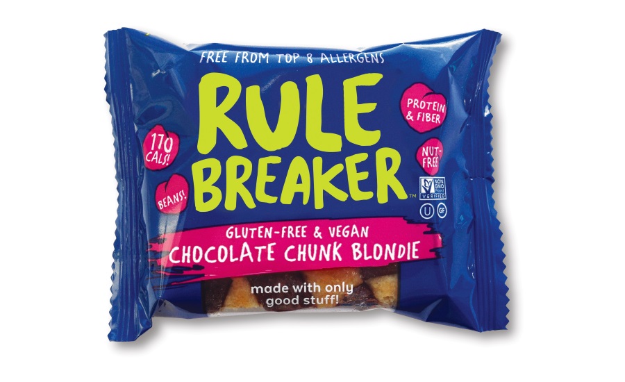 Rule Breaker Snacks vegan, gluten-free brownie
